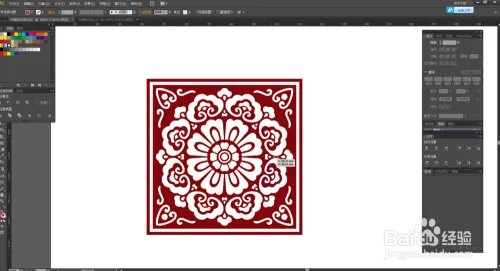 怎样用AI绘画古典花纹