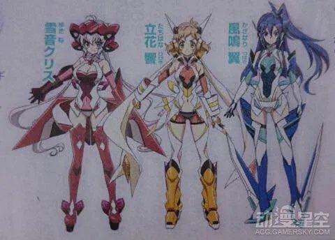 7月新番《战姬绝唱》第三季主角组人设公开