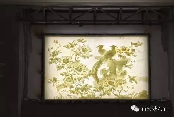 绝美玉石浮雕背景墙安装现场图集