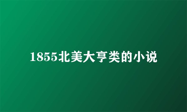 1855北美大亨类的小说