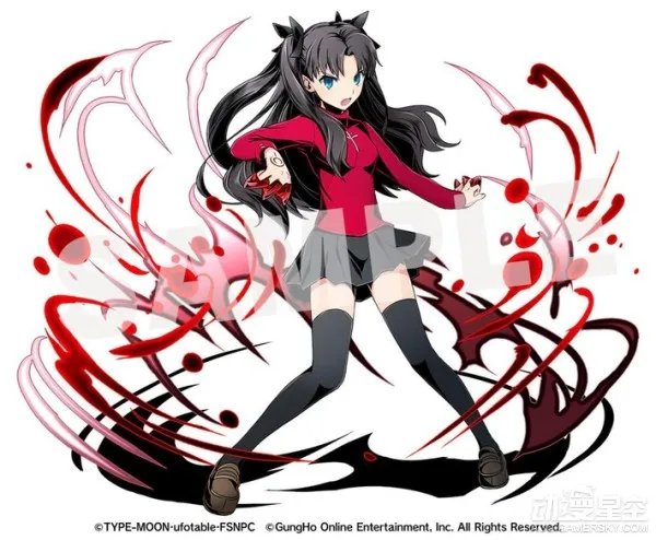 《Fate/stay night》圣诞贺图公布 与手游《神圣之门》联动卡面公开