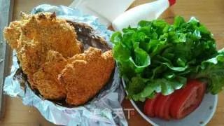 新奥尔良烤鸡腿堡