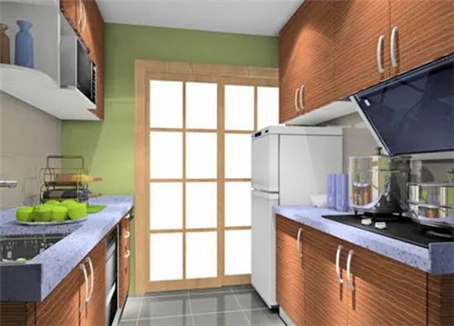 小厨房装修效果图大全   2017小户型厨房就这么装