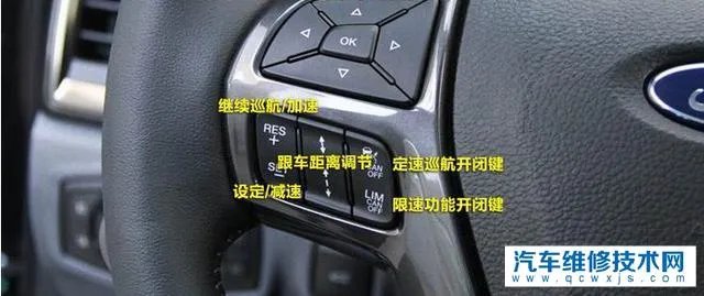 定速巡航和自适应定速巡航有什么区别，标志分别是什么样的？