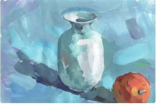 酱油瓶水粉画法，求图解