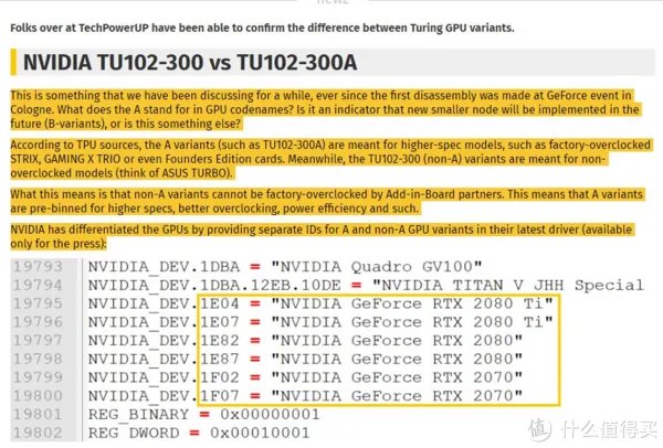 ￥6399的国行影驰RTX2080Ti即将现身？丐版TU102-300核心要分清