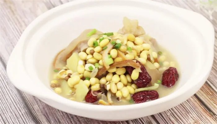 猪蹄黄豆汤的做法 黄豆炖猪蹄的做法