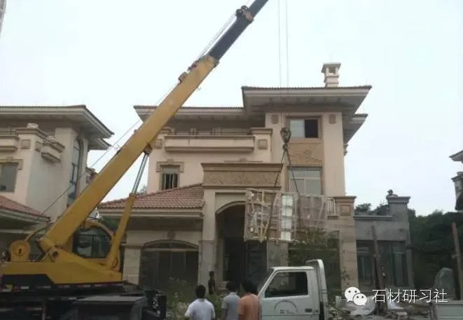 绝美玉石浮雕背景墙安装现场图集