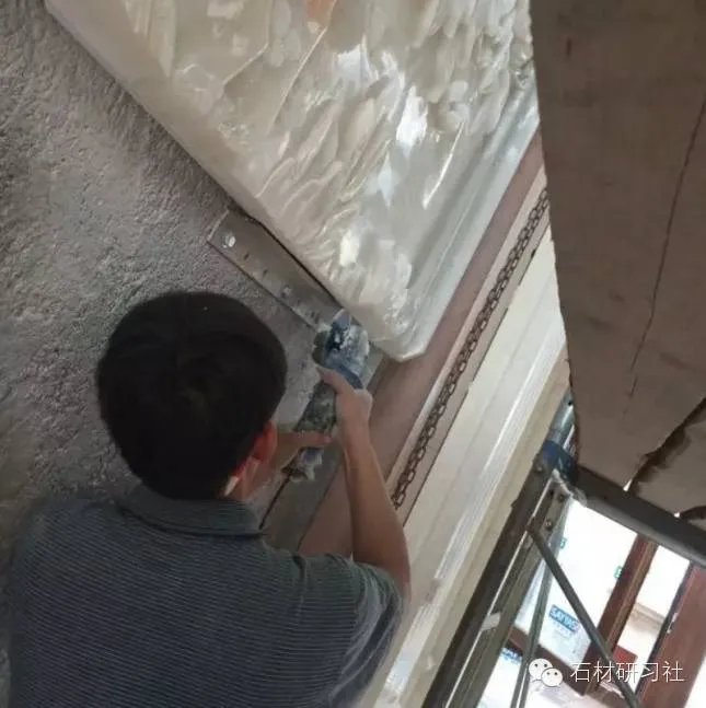 绝美玉石浮雕背景墙安装现场图集