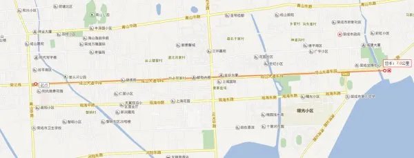 荣成市成市大道在地图上的位置