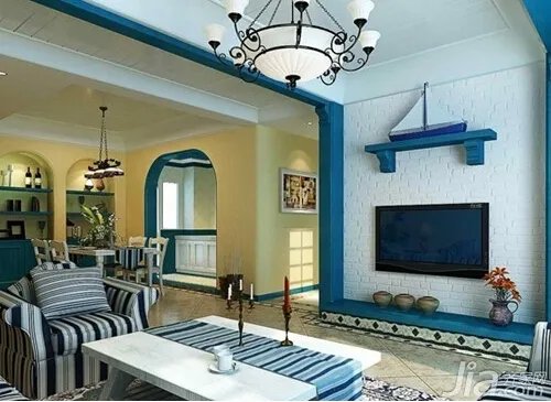 地中海风格别墅装修  大宅里的异域风情