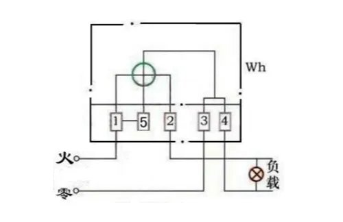 单相电子式电表怎么接线