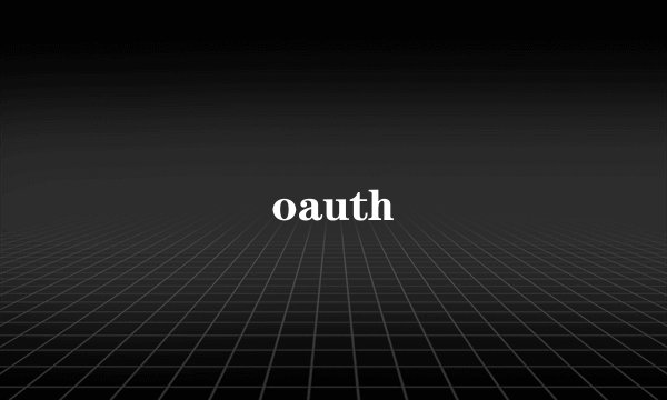oauth