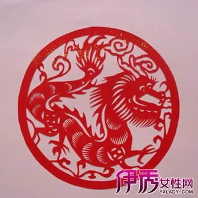 简单的龙剪纸裁剪方法