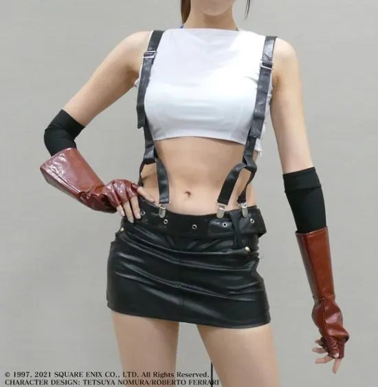 《最终幻想7：重制版》蒂法服装原型：按照真人参考而来！