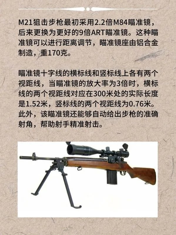 美国M21狙击步枪