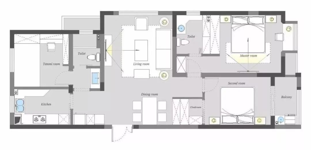 120㎡美式风格装修效果图，复古轻奢风~