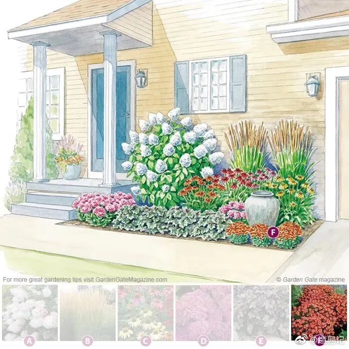 一些花园和花境的设计方案，给大家做参考～