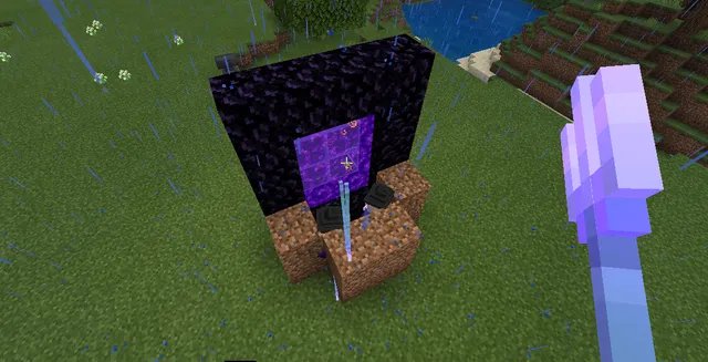 我的世界地狱门怎么激活