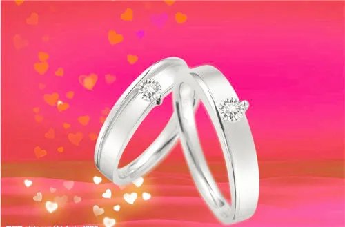 戒指图片情侣 情侣对戒挑选有高招