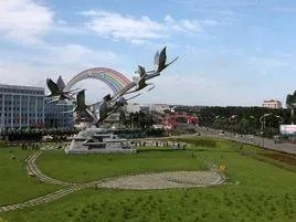 地图上鹤岗和哈尔滨的角度