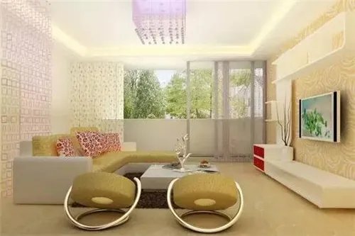 客厅吊顶装修效果图大全2017图片 简约时尚客厅吊顶装修
