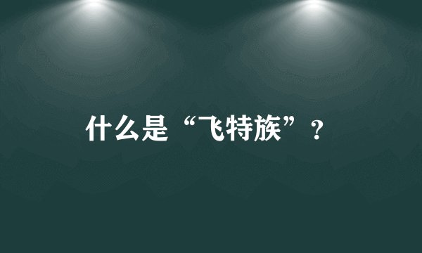 什么是“飞特族”？