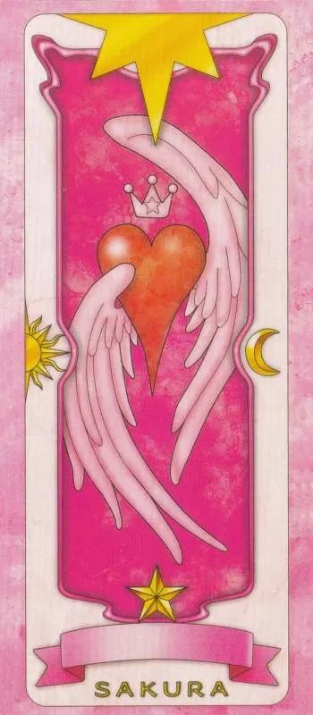 求魔卡少女樱中无名的爱牌的图片。