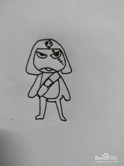 Giroro手绘怎么画？