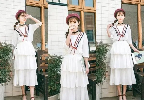 纱裙搭配什么上衣好看？