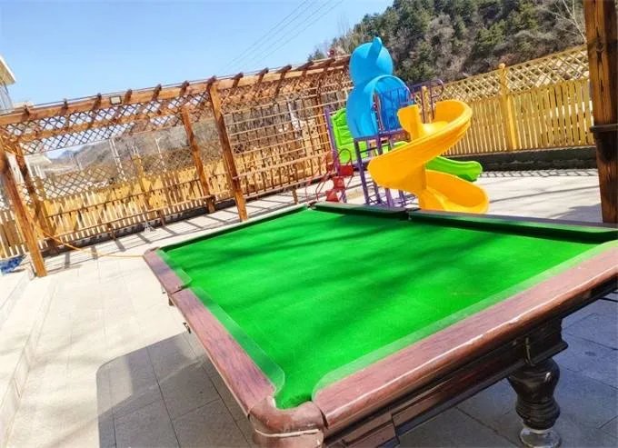 北京延庆百里画廊山泉云舍民宿，篱笆环绕的超大休闲场地与菜园！