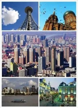 地图上鹤岗和哈尔滨的角度