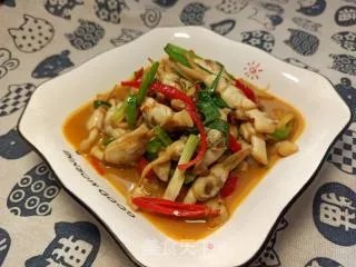 青红椒炒蛏子