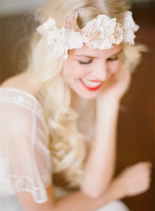 新娘盘发头饰图片鉴赏 打造美丽华贵风格的新娘造型