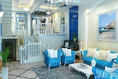 地中海风格别墅装修  大宅里的异域风情