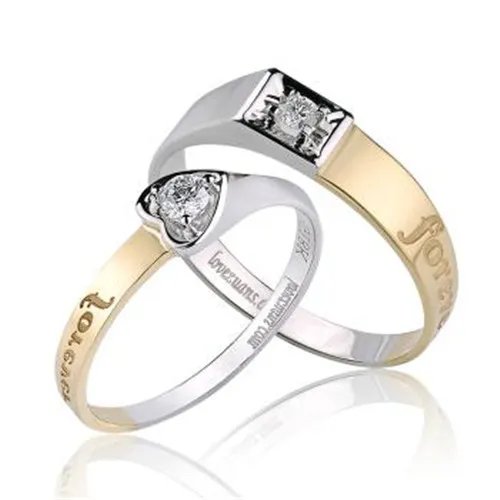 戒指图片情侣 情侣对戒挑选有高招