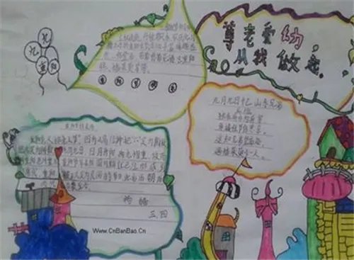 关于重阳节手抄报简笔画