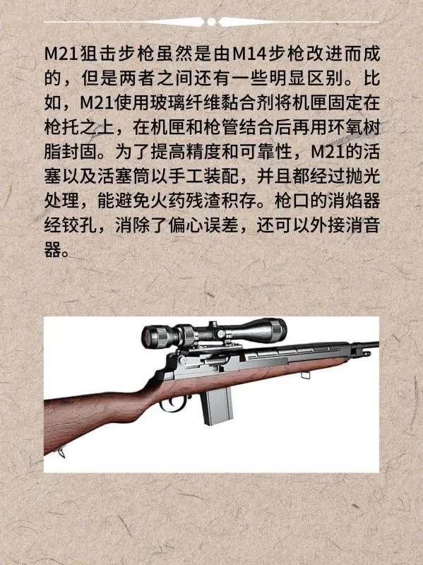 美国M21狙击步枪