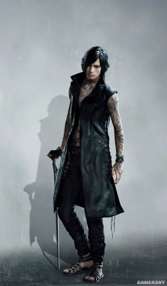 卡普空分享《鬼泣5》游戏原生壁纸 V霸气出镜