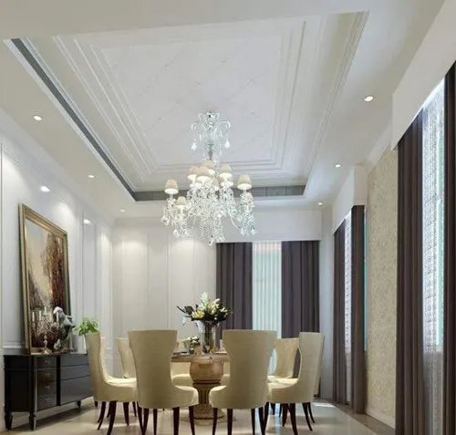 欧式吊顶效果图 4种耐看的客厅吊顶设计欣赏