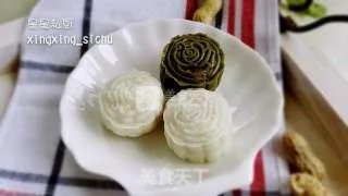 凤梨馅儿冰皮月饼