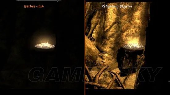 《上古卷轴5》光照修改器效果一览与用法 上古卷轴5光照修改器怎么用