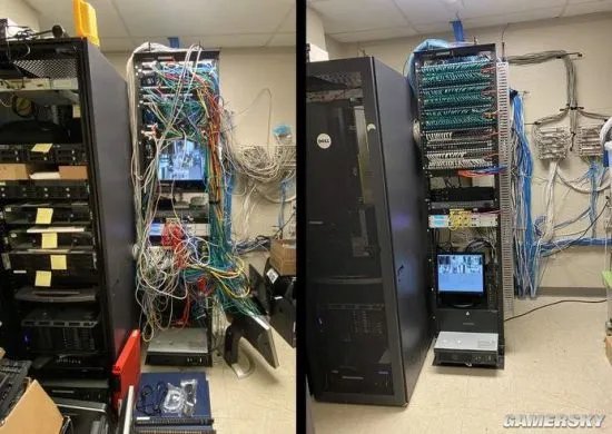 强迫症大呼内行 网友分享整理杂乱的电脑线