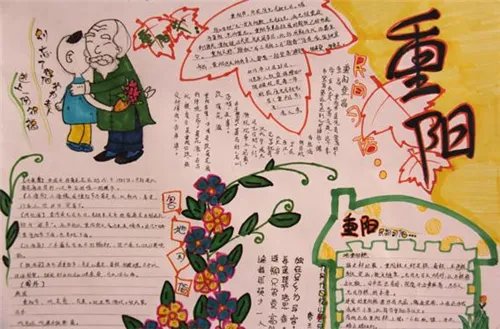 关于重阳节手抄报简笔画