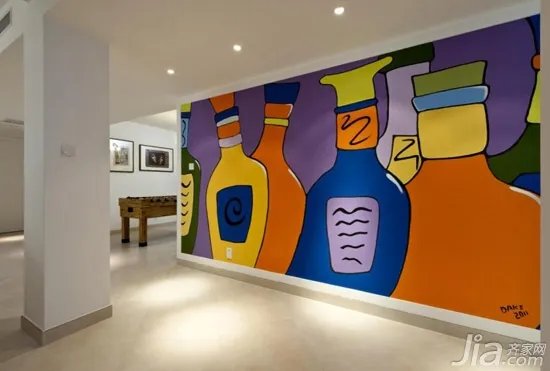 手绘背景墙怎么画好看 手绘背景墙效果图参考