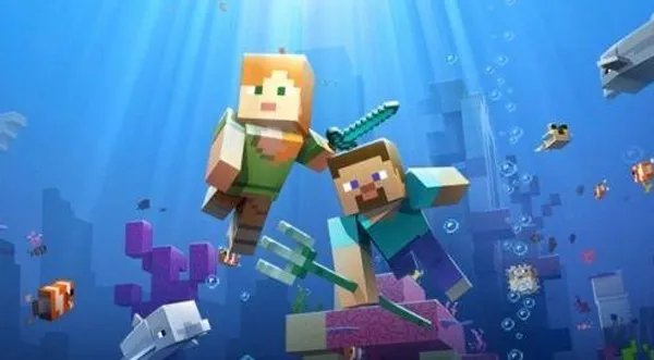 我的世界怎么游泳