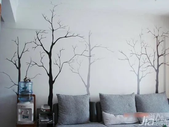 手绘背景墙怎么画好看 手绘背景墙效果图参考