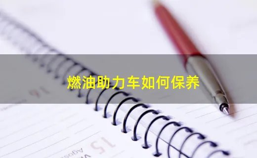 燃油助力车如何保养
