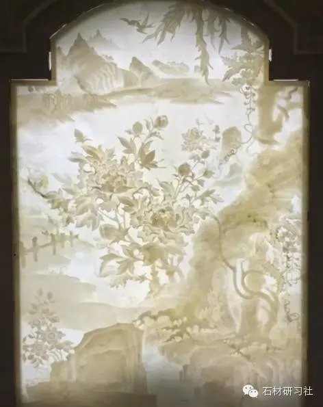 绝美玉石浮雕背景墙安装现场图集