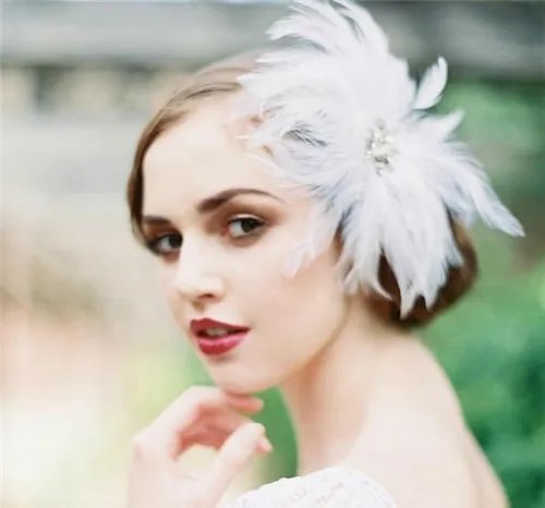 新娘盘发头饰图片鉴赏 打造美丽华贵风格的新娘造型